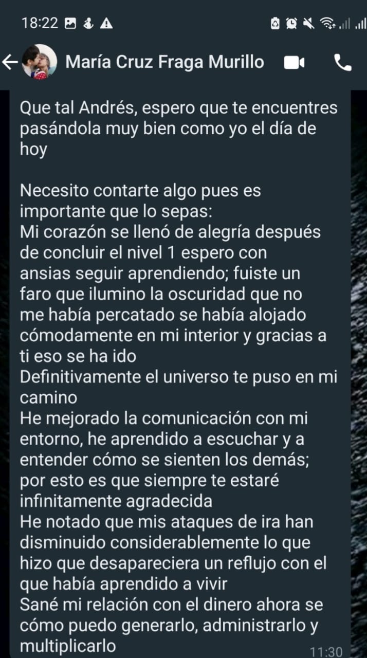 Testimonio alumno Método Yuen Andrés